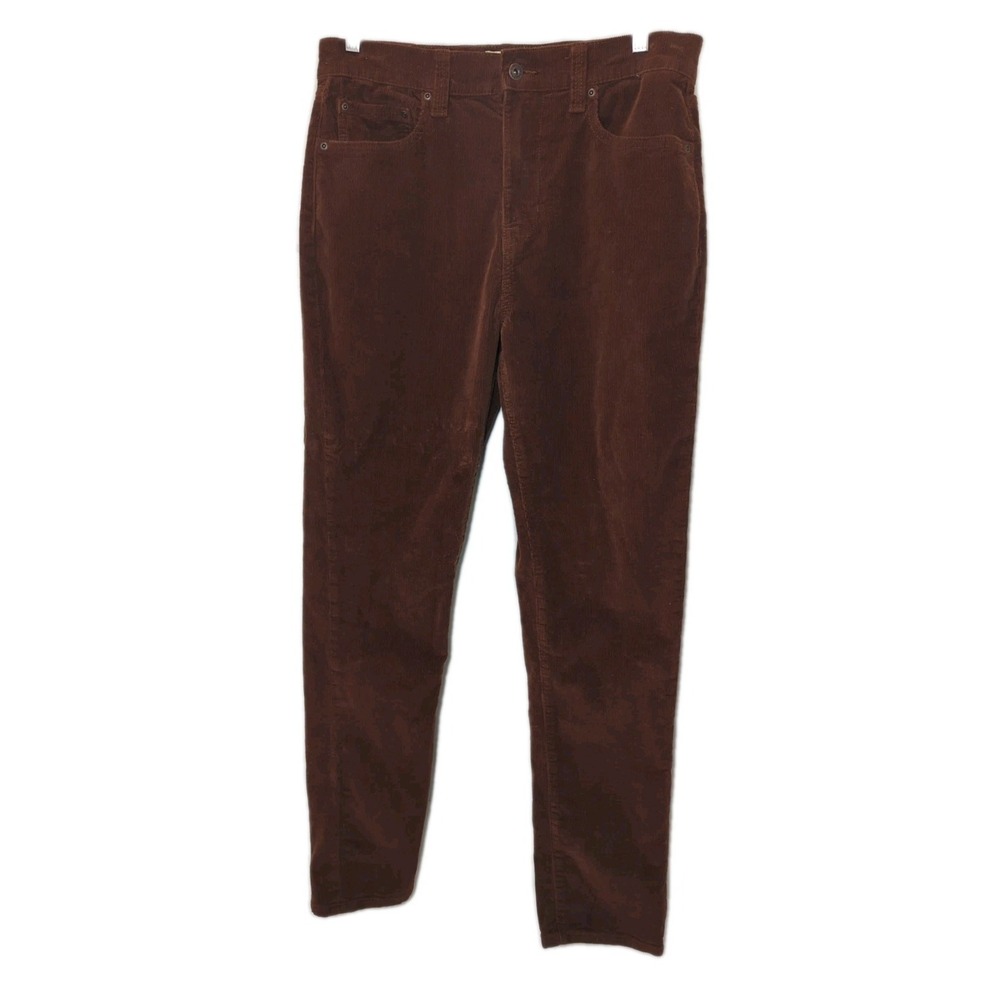 Mutual Weave Corduroy Pants Men's 32x32 Kona Brown Relaxed Taper Boho Grunge